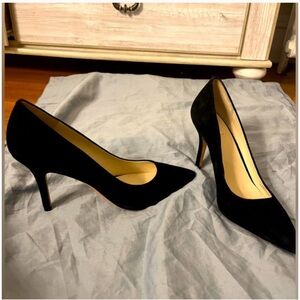 Cole Haan Black Suede Pumps